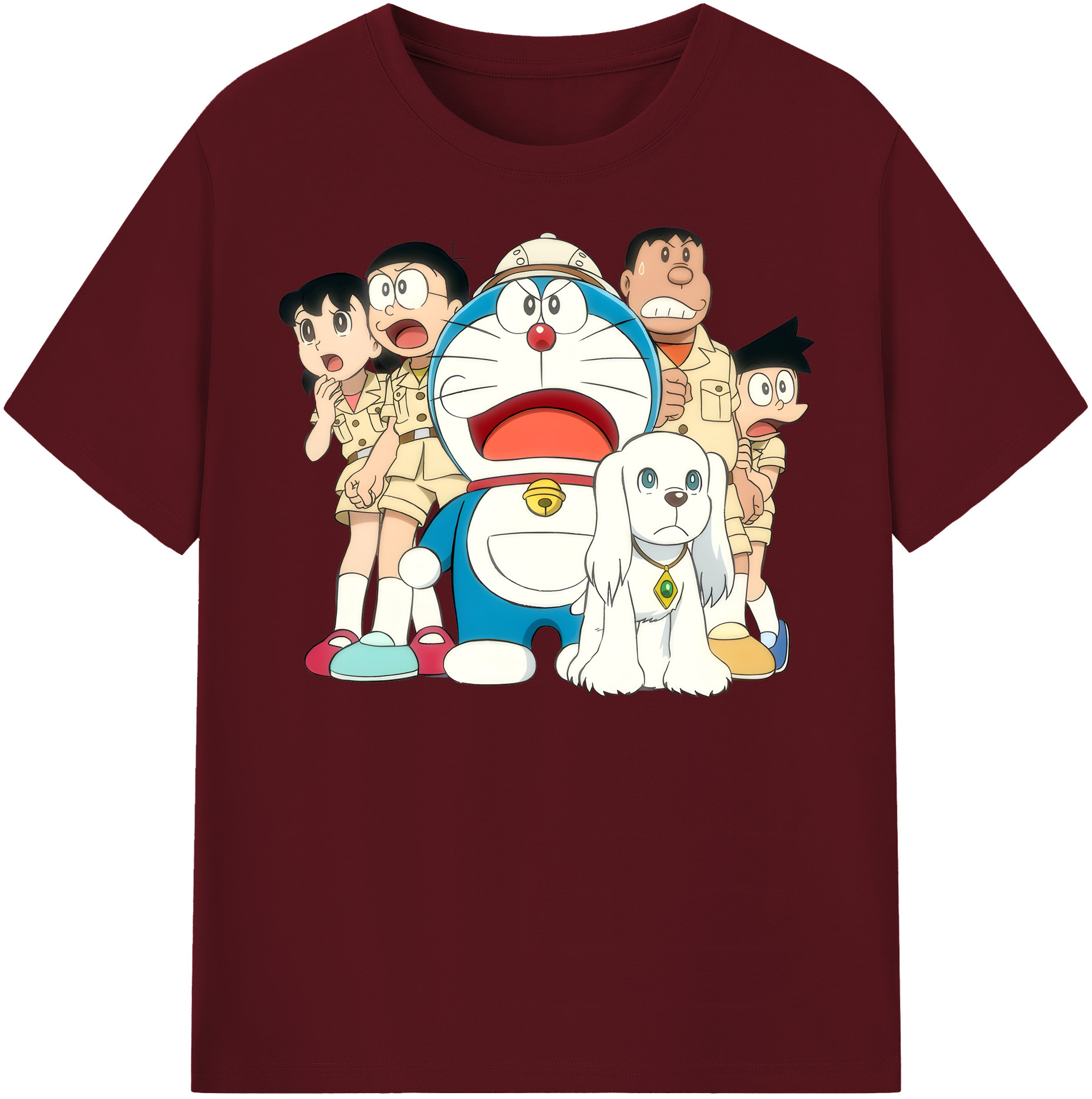 （画像用） ドラえもん Doraemon 綿100％半袖Tシャツ（フロントプリント）